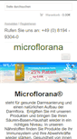 Mobile Screenshot of microflorana.de