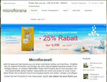 Tablet Screenshot of microflorana.de